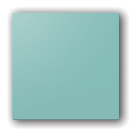Plaque design ColorLINE® Ø 80 ou Ø 125 mm - Bleu Lagune