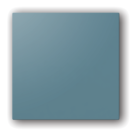 Plaque design ColorLINE® Ø 80 ou Ø 125 mm - Bleu Turquoise