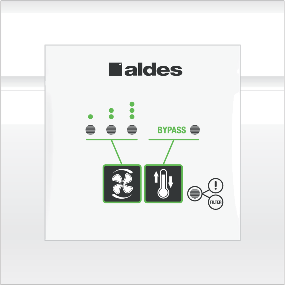 ALDES 11023477 - VMC double flux Aldes avec purification d'air