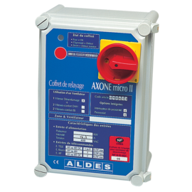 Axone Micro III-1 Vitesse/Désenfumage- Triphasé 16.7A+Inter Proximité+Pressostat