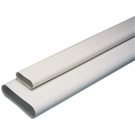 Barre MINIGAINE blanc 1 m équivalent Ø 125 mm (200x60)