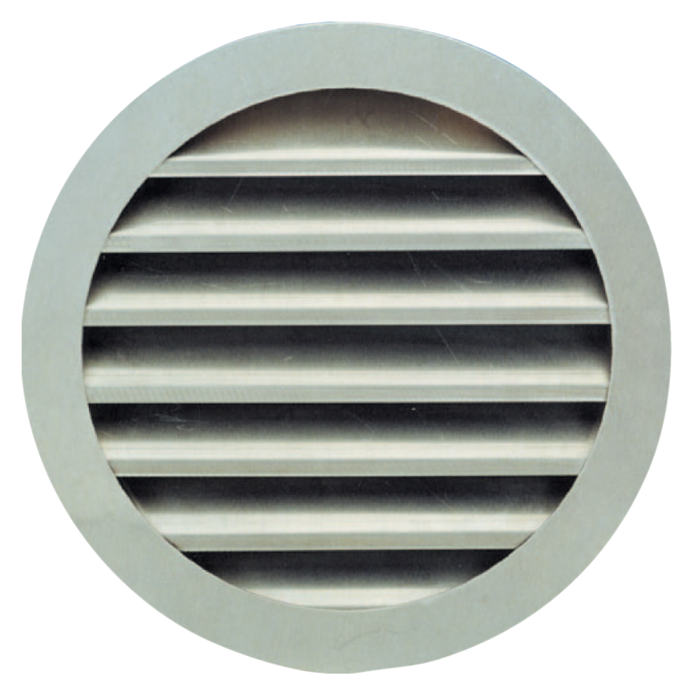 Grille de ventilation ronde Ø 125 avec maille blan