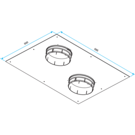 Plaque d'étanchéité plafond T.Flow®