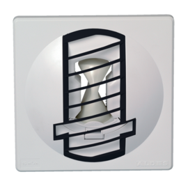 BAP COLOR 30/90 m³/h - Ø 125 mm - Gris