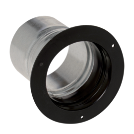 Manicotto in lamiera con spalla Ø 80 mm