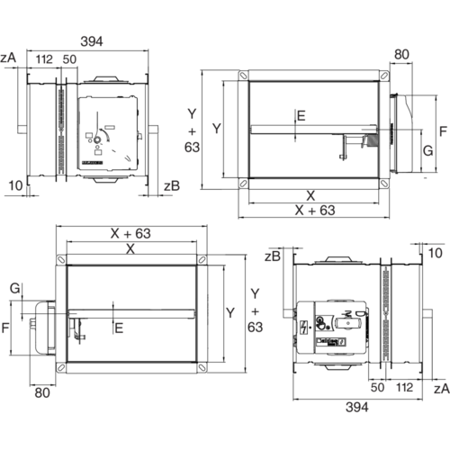 ISONE® 2.1 Europe rettangolare