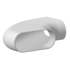 Gomito orizzontale cassonetto PE