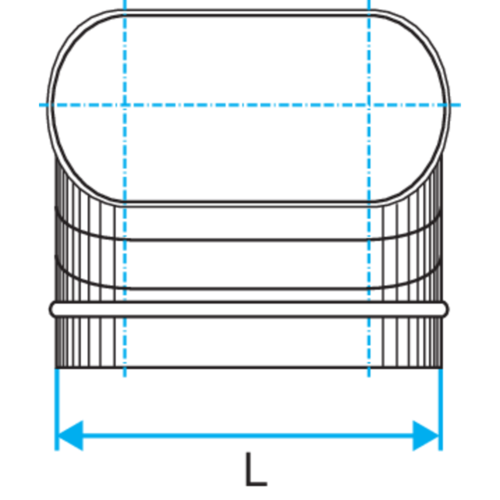 Coude Vertical Oblong : CVO 90°