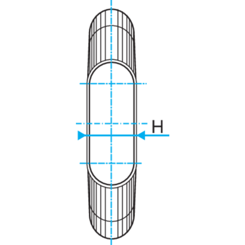 Culotte Oblongue Horizontale : CSH 90°