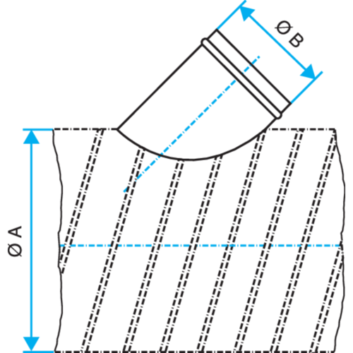Attacco Obliquo Piatto: POP 45°