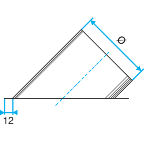 Attacco Obliquo Piatto: POP 45°