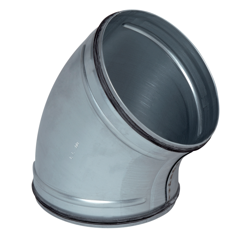 Coude Mâle VMC Angle 90 Degrés PVC Blanc RB BLAUPLAST - Diamètre  Mm 125 80207486