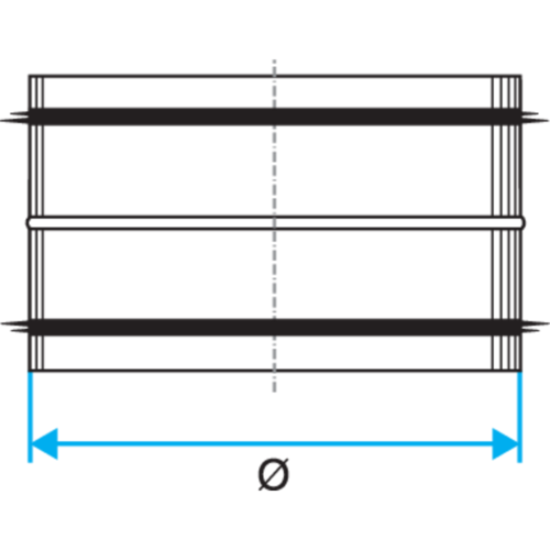 Raccordo maschio: RM con guarnizione
