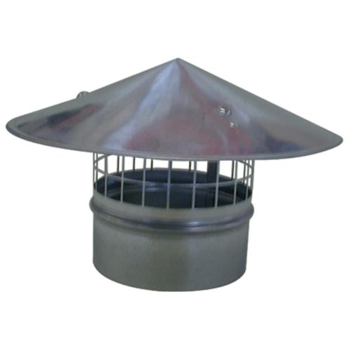 Fumaiolo a cappello cinese per condotti