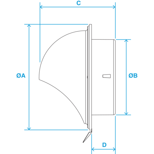 Grille façade IR304