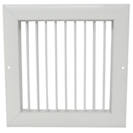 Boîtes de registre avec grilles d'alimentation SA lame courbée 1-voie 6X6po