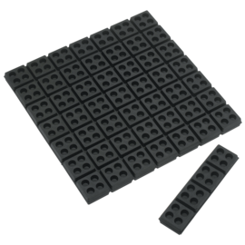 Lotto di 4 tasselli in elastomero