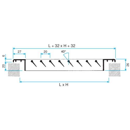 Serie AC 121 - alluminio