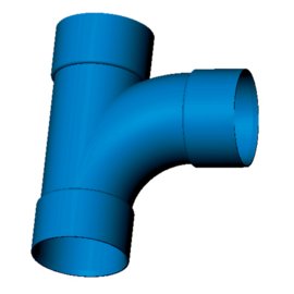 Aspirazione Polveri - Derivazione 90° F/F DN50