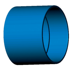 Aspirazione Polveri - Manicotto con battente DN50