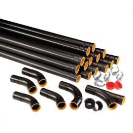 Kit réseau clipsable Ø 44 mm pour 3 prises