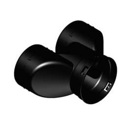 Raccordo a gomito D80/2XD80 EasyHOME