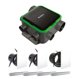 Groupe EasyHOME PureAIR COMPACT Classic + Grilles de ventilation ColorLINE® + Entrées d'air AirFILTER® 2